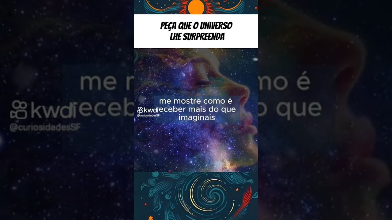 universo me mostra como é receber mais do que imagino