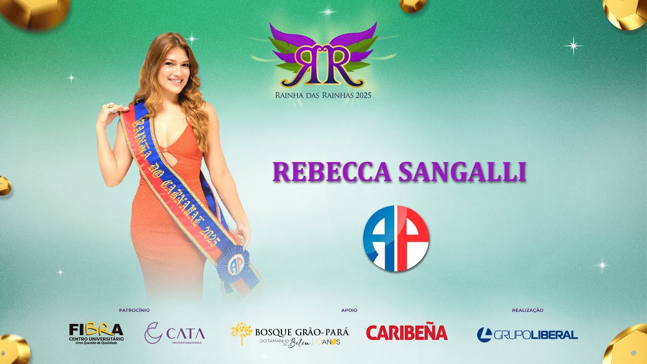 Rainha das Rainhas 2025: veja a apresentação da candidata Rebecca Sangalli, da Assembleia Paraense