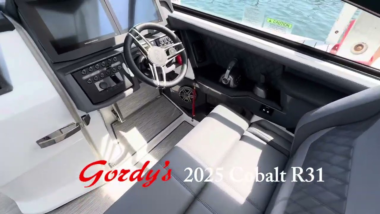 2025 @CobaltBoatsLLC R31 available at Gordy’s