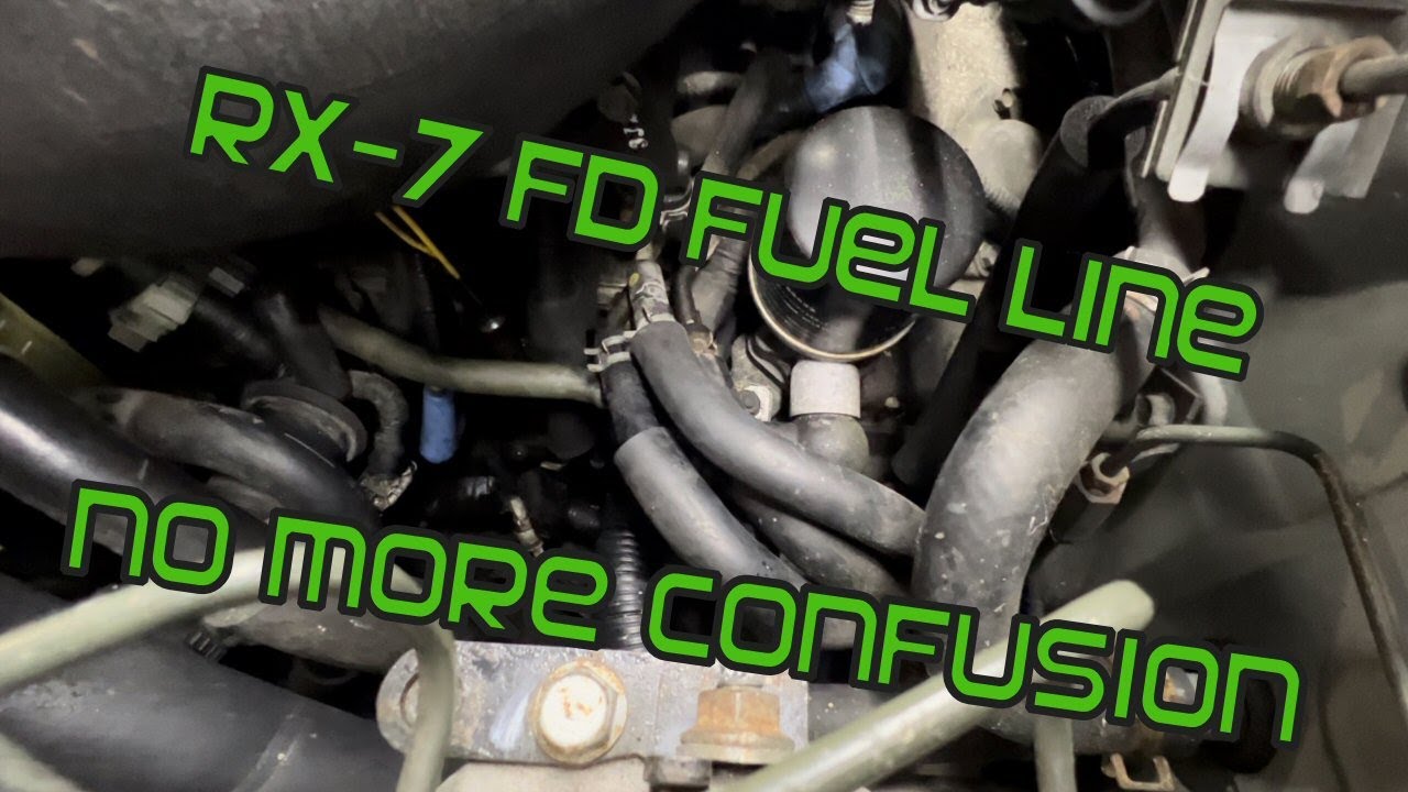 Essex Rotary Quick Vid 50 - RX7 FD Fuel Line Identification Made Simple
