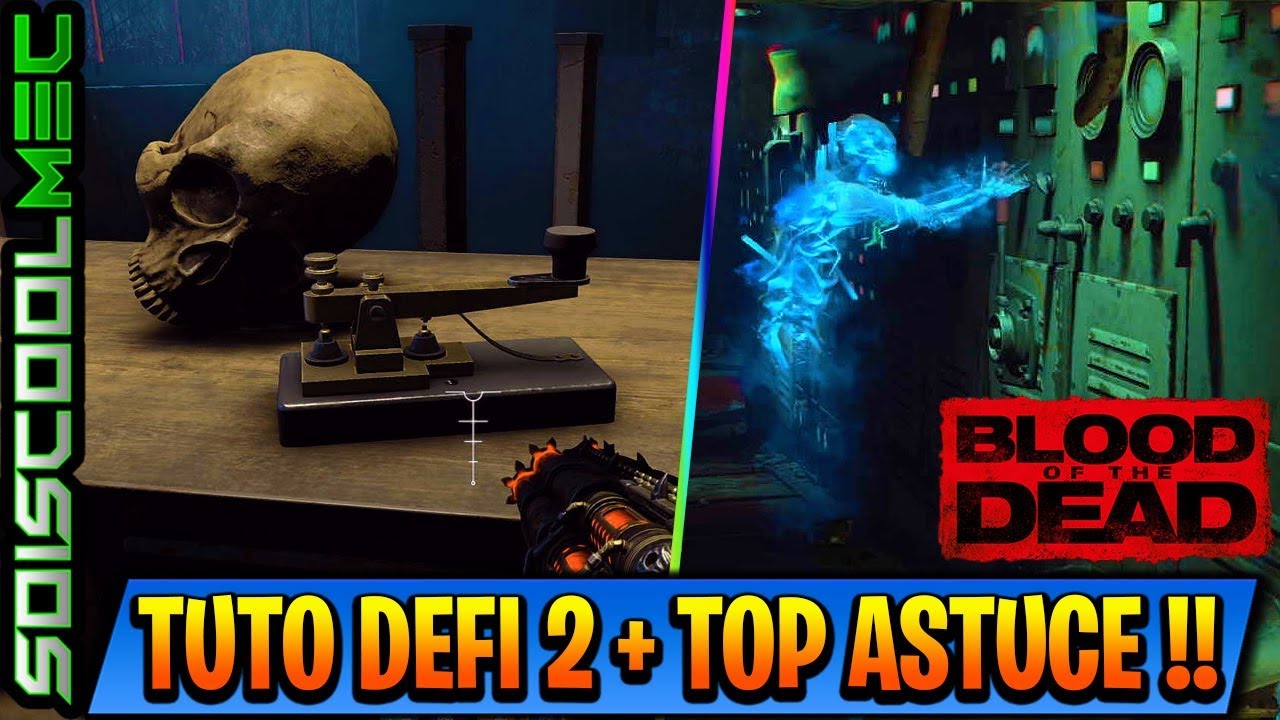 COMMENT RÉUSSIR LE DÉFI CODE MORSE + JEUX DU SIMON SAYS! SECRET PARTIE 3! TUTO BLOOD OF THE DEAD!