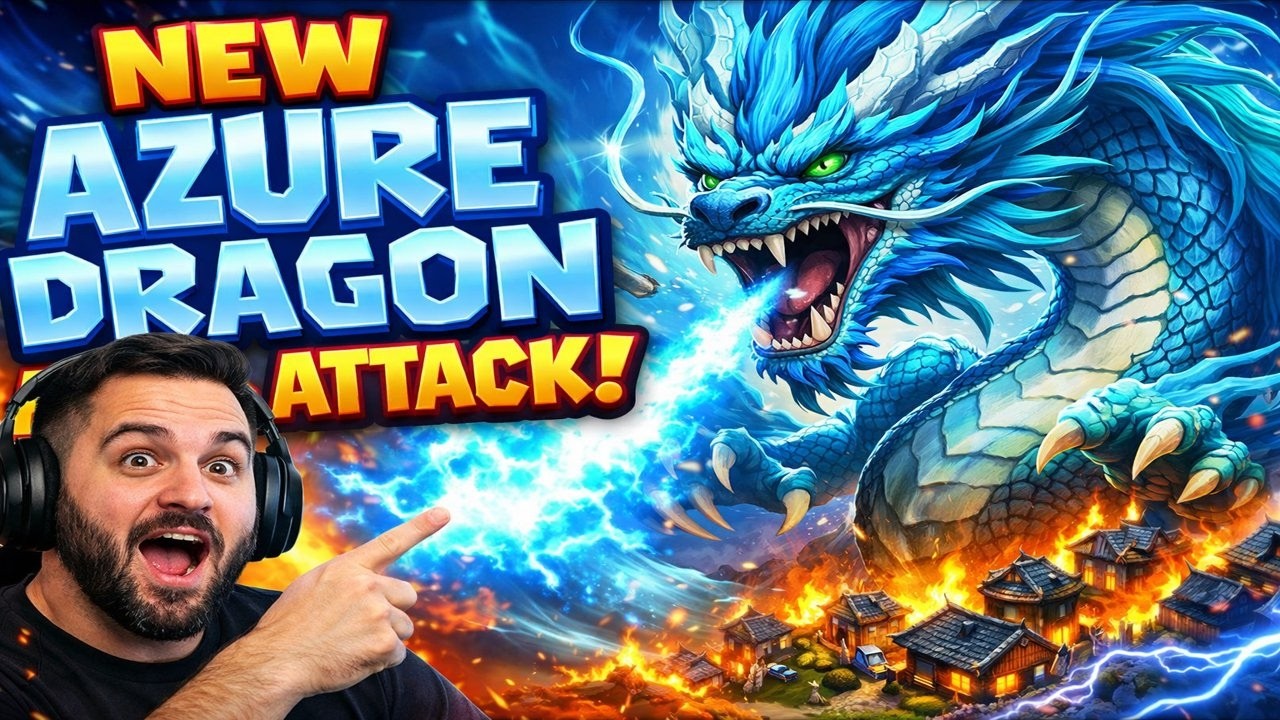 Azure Dragon is BROKEN?!🐉🔥Clash of Clans!5 Insane Attacks in