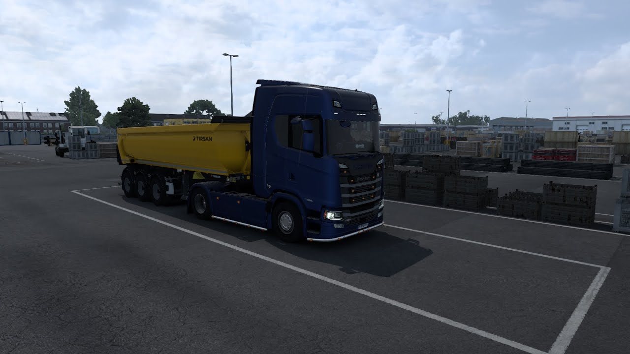 Livraison de 23 Tonnes de FERRAILLES en ALLEMAGNE. EURO TRUCK SIMULATOR 2 🚚