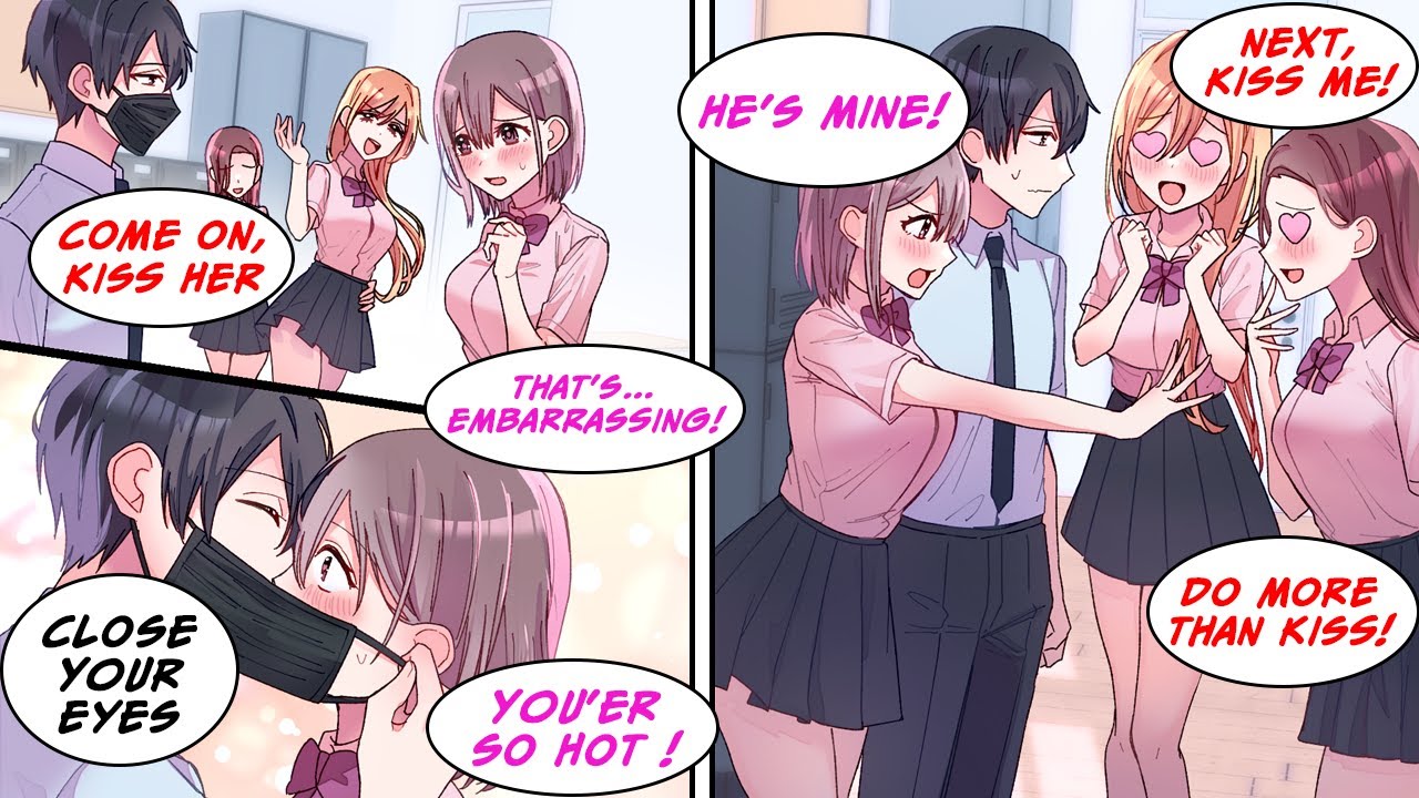 [Manga Dub] Forced to kiss my childhood friend. When I removed my mask, my life changed...