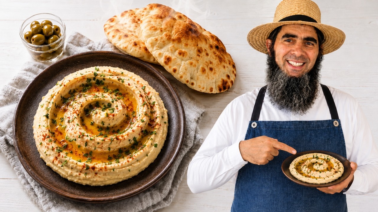 The BEST Hummus You Will Ever Make... One Simple Trick Changes EVERYTHING