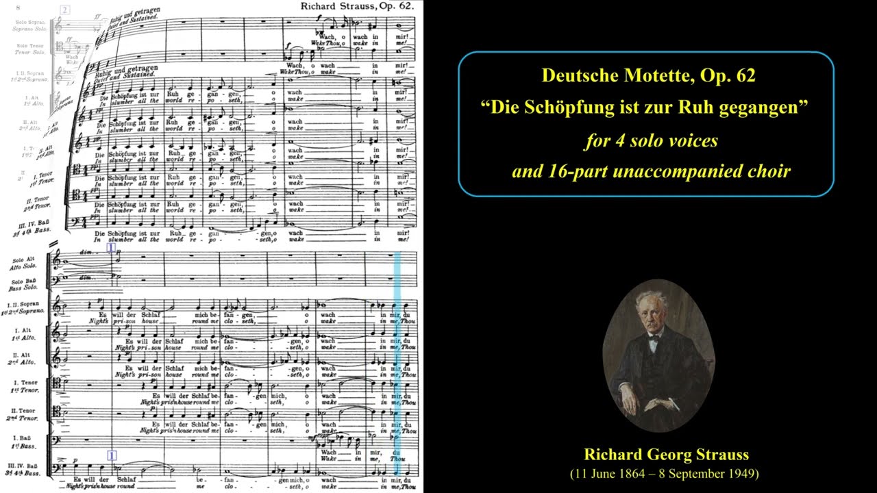 Deutsche Motette, Op. 62. Richard Strauss. Eric Ericson.