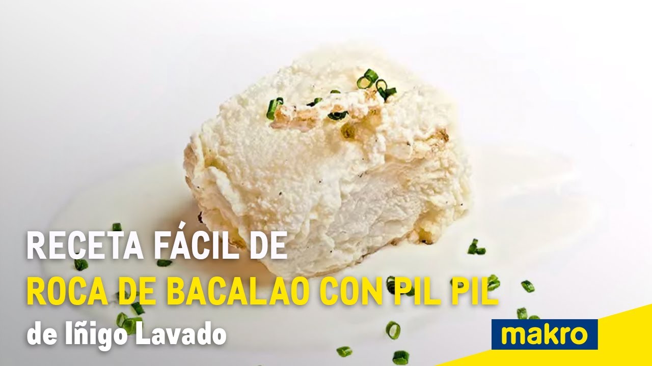 Receta fácil de roca de bacalao con pil pil de Iñigo Lavado