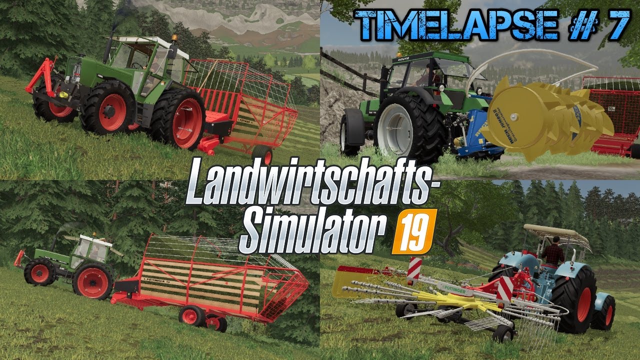 [LS19] - Timelapse #7 Walchen Seasons: GRASSILAGE - ein FENDT FARMER in den Bergen?! 😍⛰️🚜💨