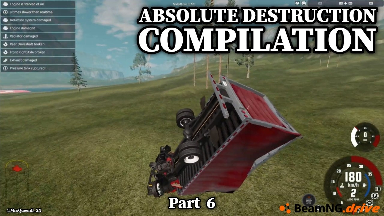 BeamNG.drive • Absolute Destuction Compliation (Mega Ramp) • Part 6