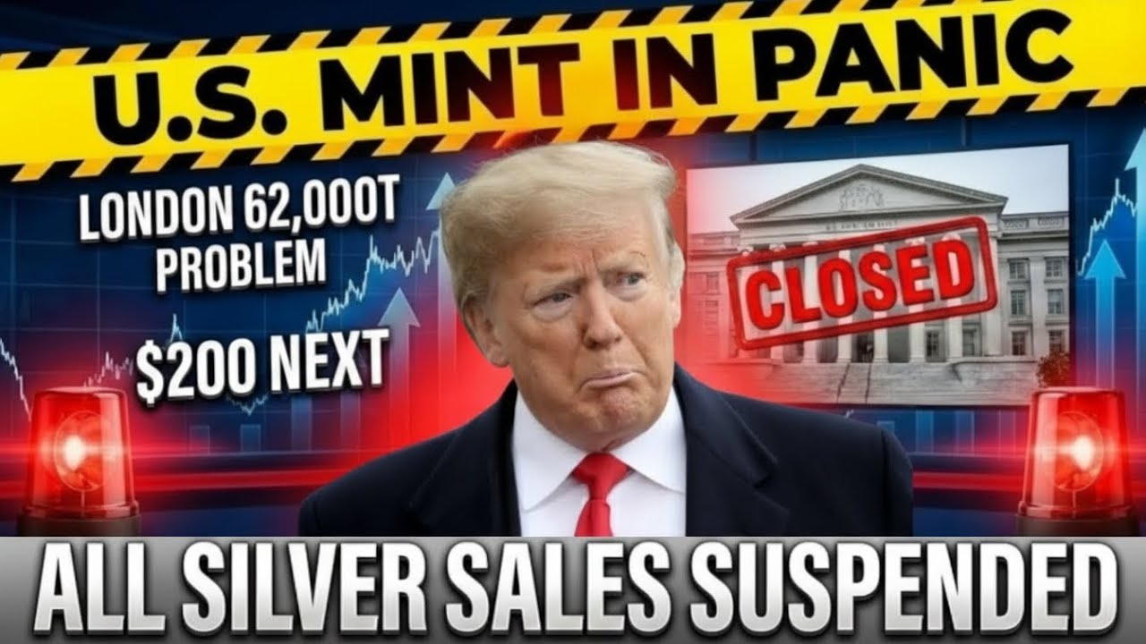SILVER SUPPLY SQUEEZE IS HERE: U.S. Mint Suspends ALL Silver Sales (London Is Next)