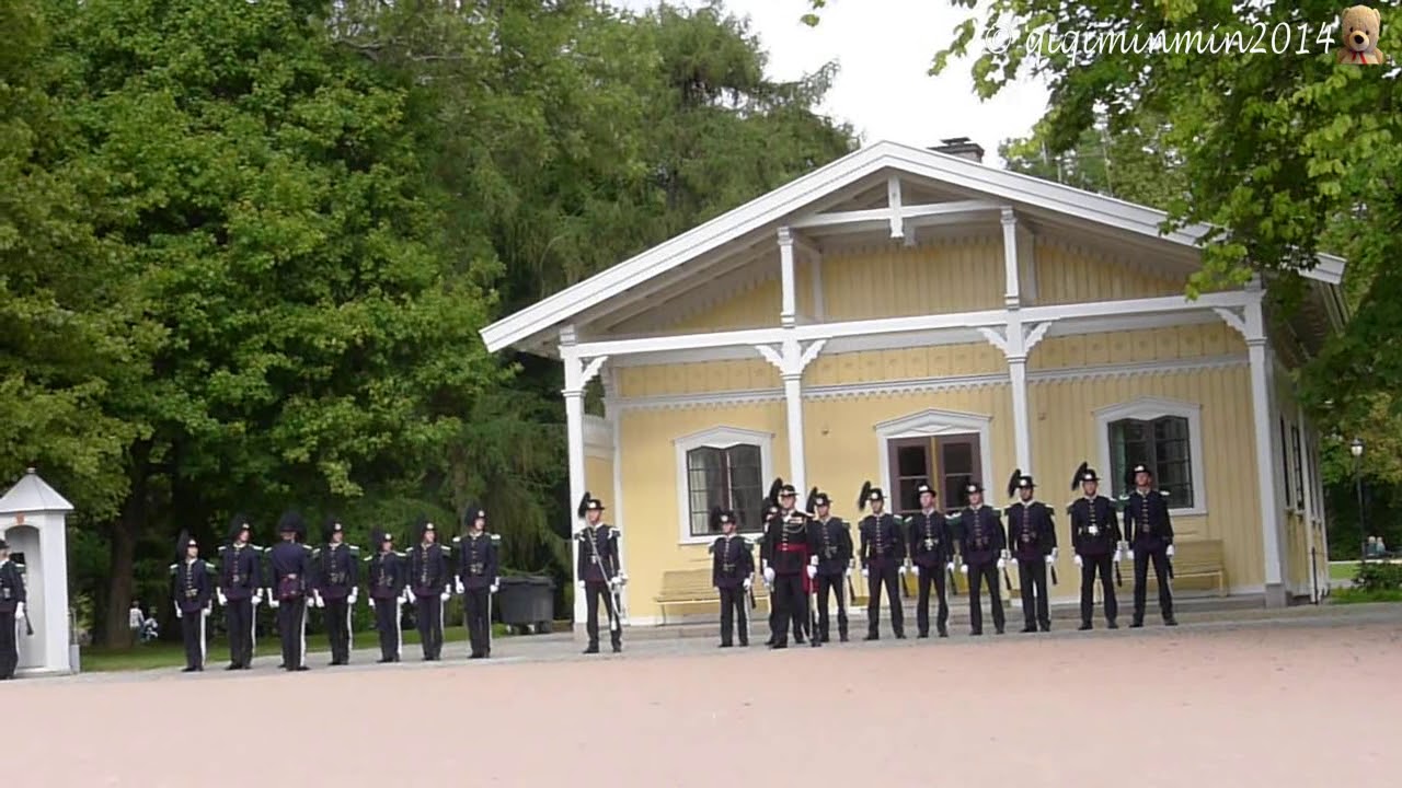Changing of the Guard at the Royal Palace, Oslo, Norway