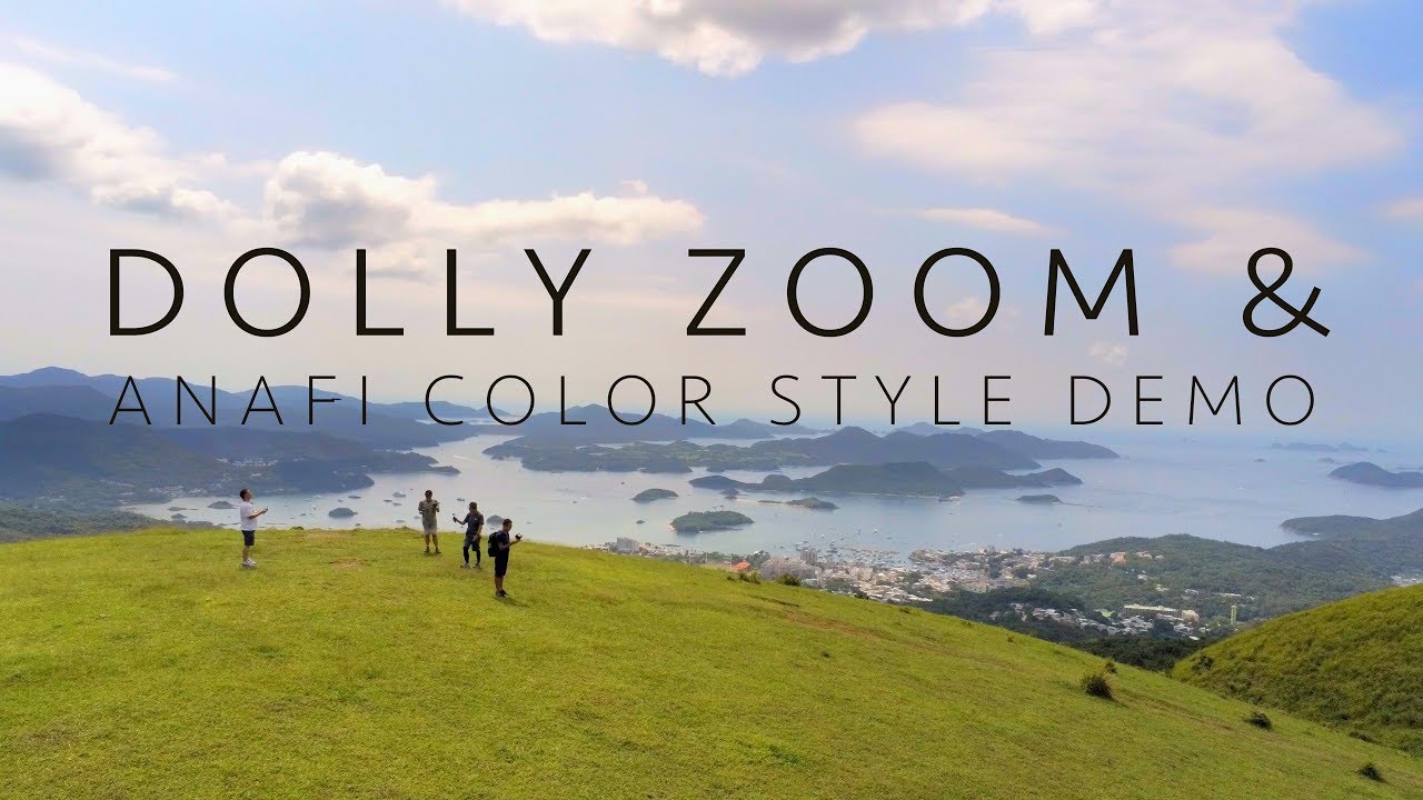 Parrot Anafi, Dolly Zoom & Color Style Demo (by Aerial Era) [4K]