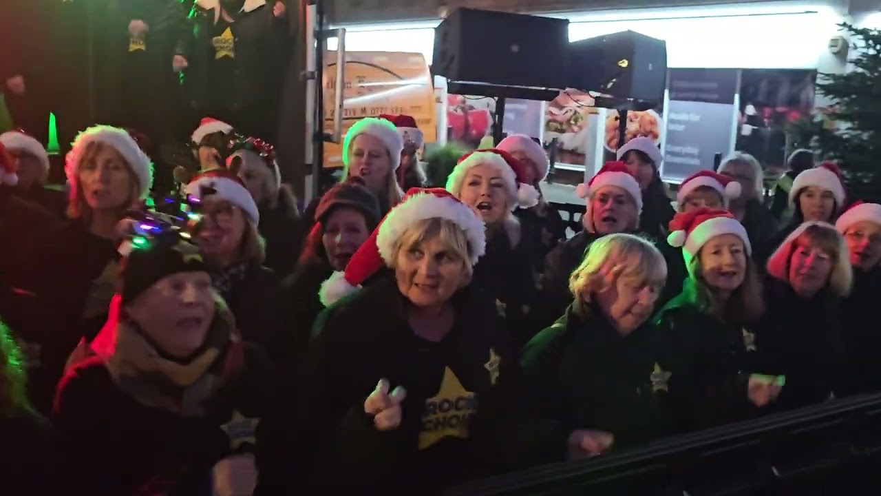 WHAT CHRISTMAS MEANS TO ME Rock Choir at Birkdale Lights Switch On 1st December 2024