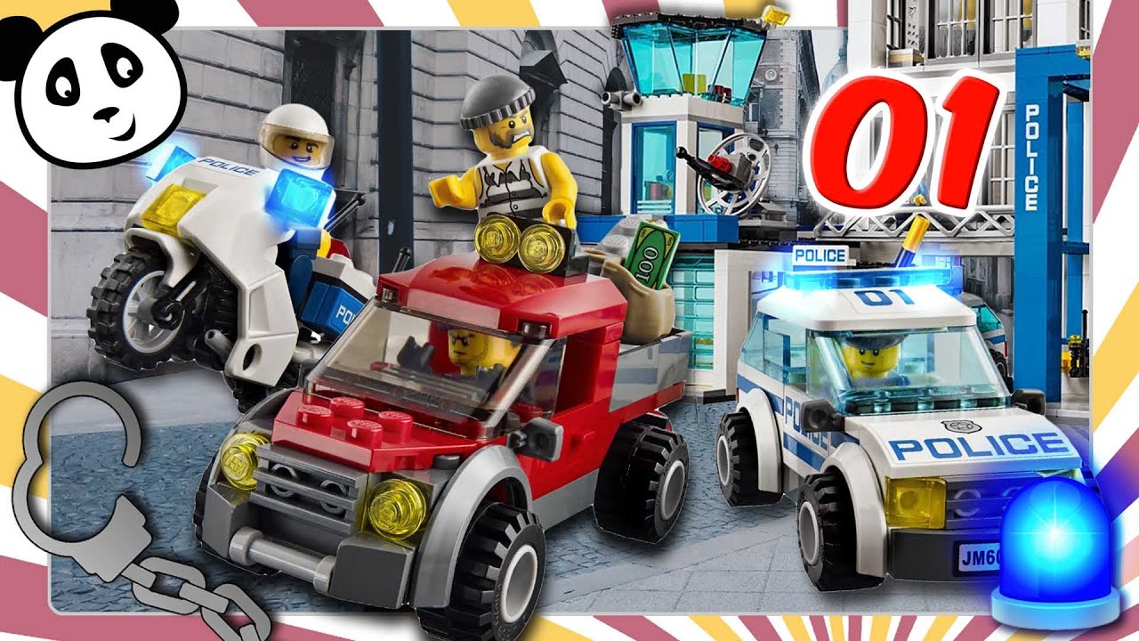 Lego City Policía 🚓  Estallido en la estación de policías - Parte 1 - Pandido TV