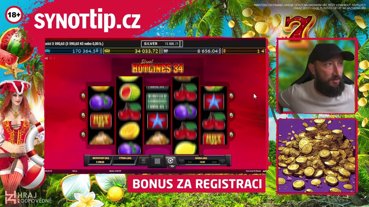 18.7. STREAM S MAGNETEM| 350FREESPINŮ PO 2KČ PRO VÁS | FREESPINY ZA VKLAD PRÁVĚ DNES!! | !SYNOT