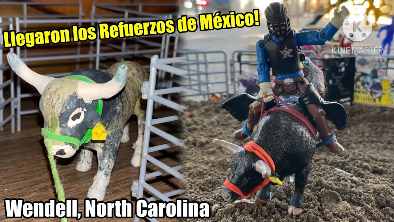 Llegaron los toros de México a USA! Cayeron grandes Jinetes! Rancho el Consentido en Wendell, NC 25!