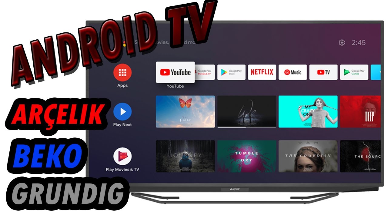 ARÇELİK BEKO ANDROİD TV KURULUM (A50 B880)