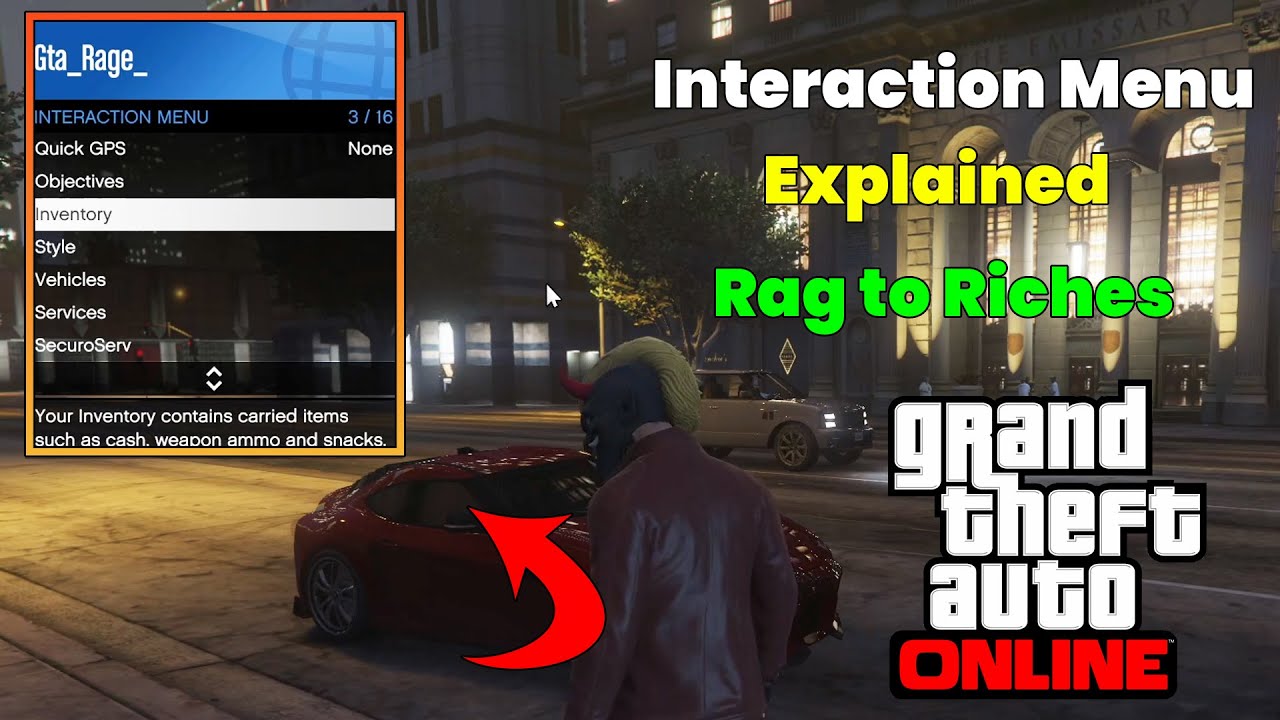 GTA Online | Rags to Riches 2023 | Interaction Menu Explained | Hindi | Gta Rage
