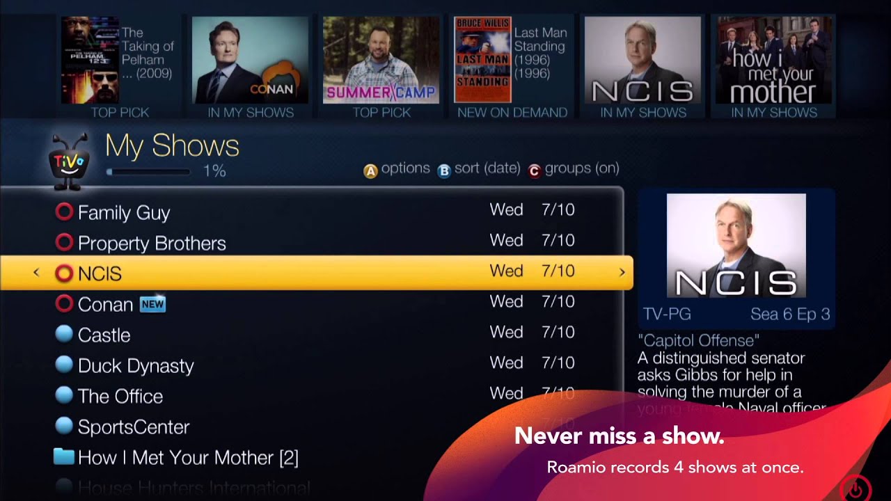 TiVo&reg; Roamio DVR Demo Video
