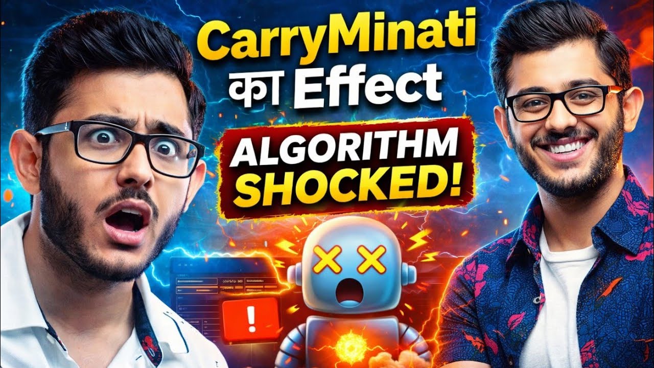 CarryMinati Effect: Algorithm bhi Shocked 🤯 | HVK