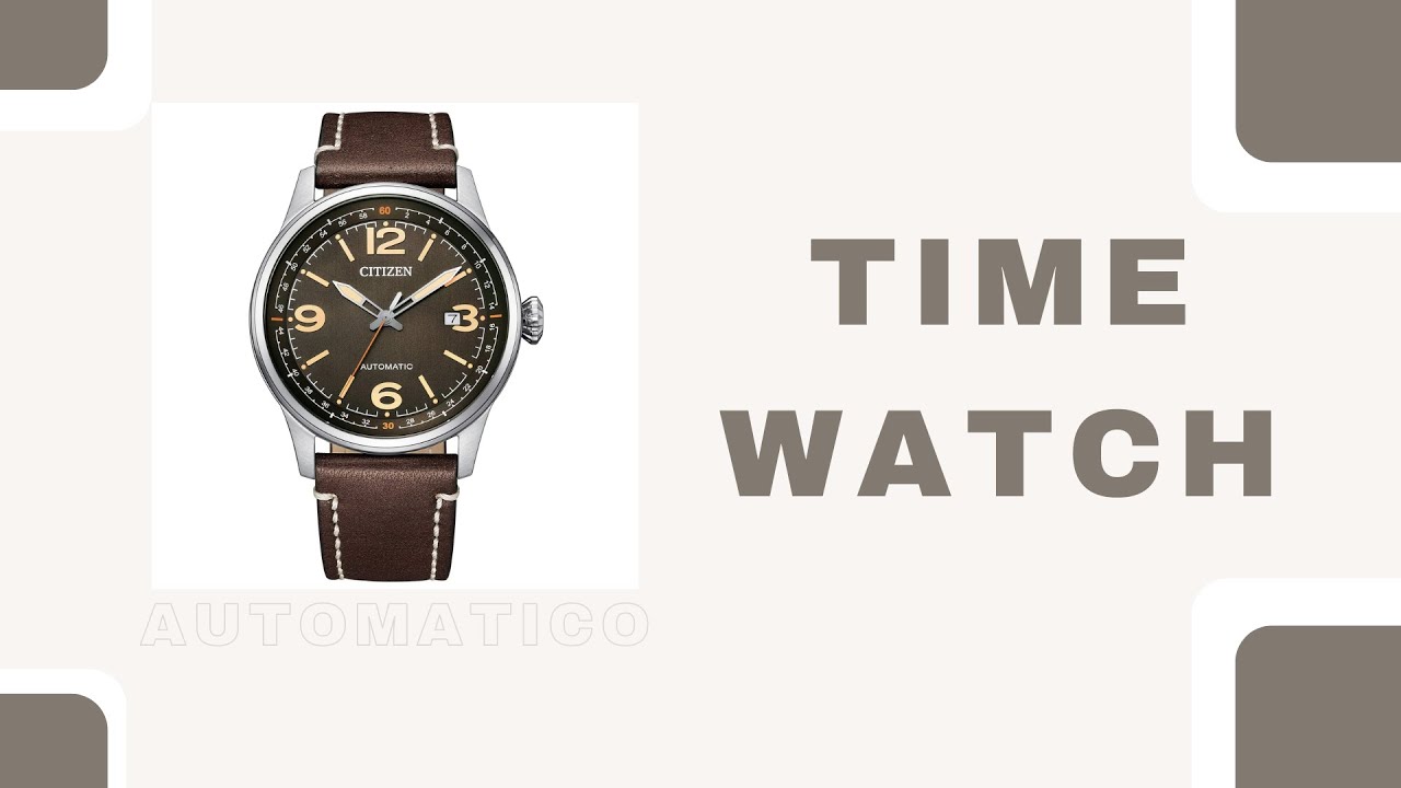Citizen NJ0160-10Z, un pilot autoamatico modern/vintage ECONOMICO!