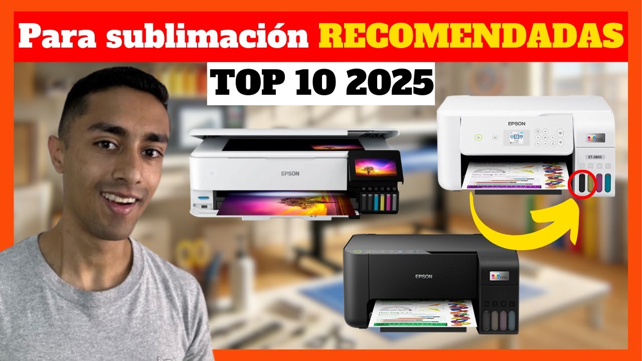 ⭐Top 10 MEJORES impresoras ECONÓMICAS para sublimar playeras y tazas 2025