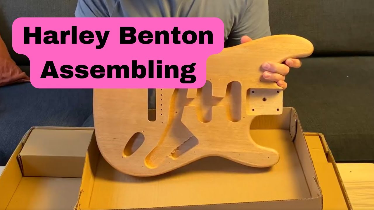 Assembling the Harley Benton ST kit