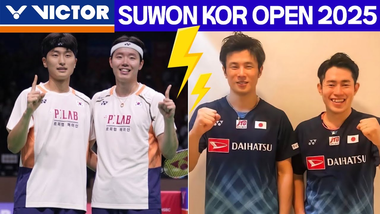 2025 SUWON VICTOR KOREA OPEN  남복 준결승전 김원호/서승재 (KOR) vs Takuro HOKI/Yugo KOBAYASHI (JPN)