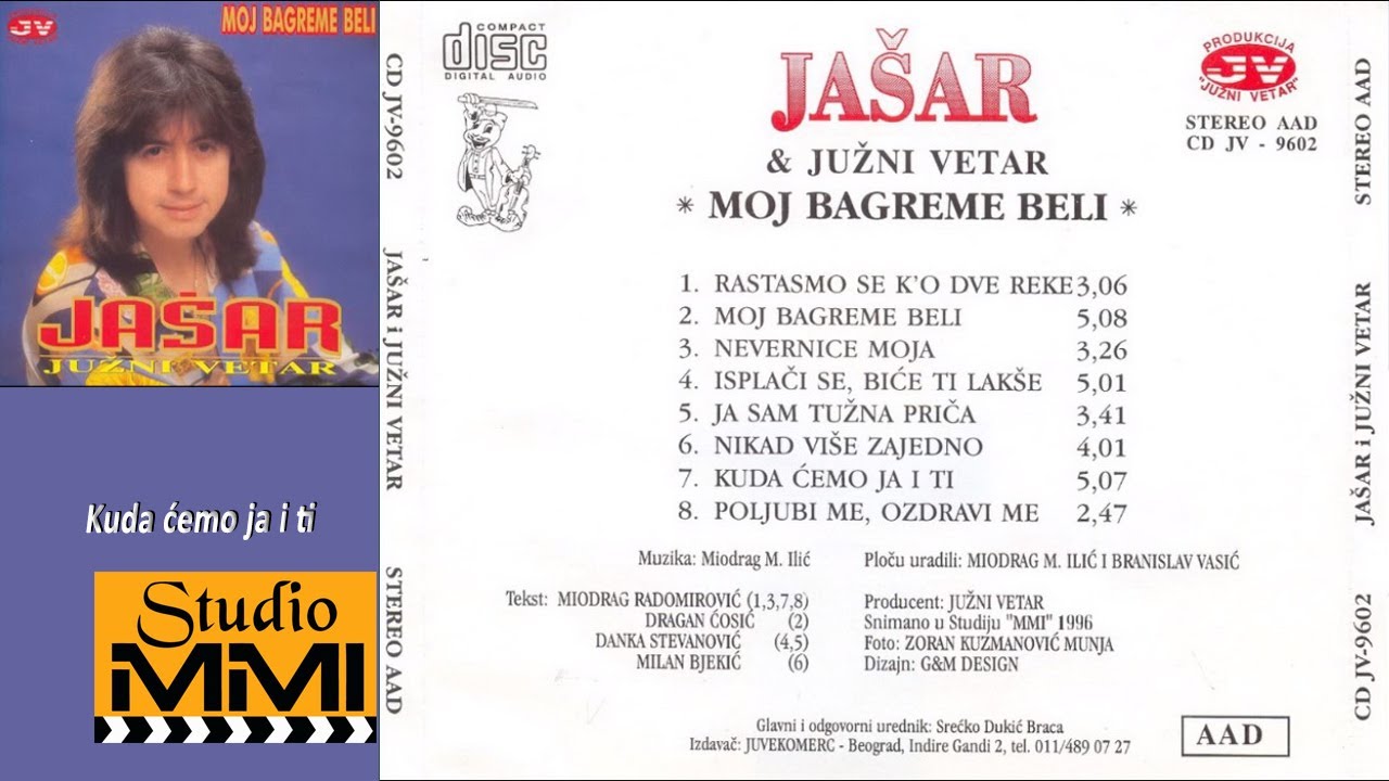 Jasar Ahmedovski i Juzni Vetar -  Kuda cemo ja i ti (Audio 1996)
