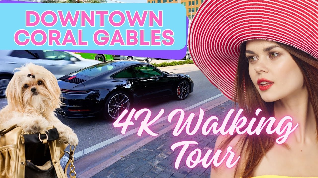 2023 Downtown Coral Gables Walking Tour 4k