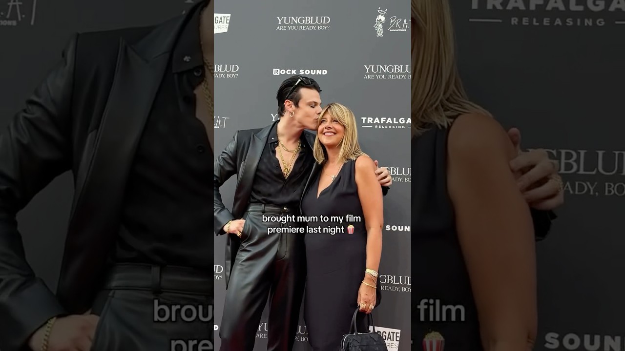 YUNGBLUD - brought mi mum as my date to my film premiere last night 🍿#yungblud #shorts