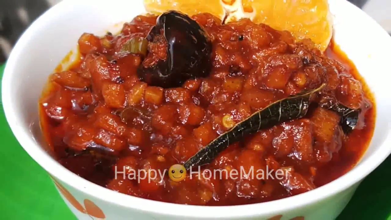 Kamala Orange Skin Pachadi in Tamil with English Subtitles