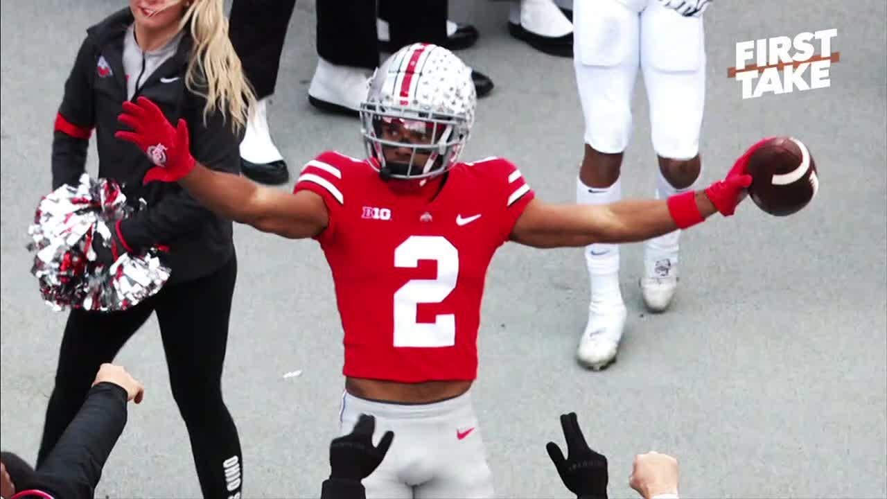 Chris Olave makes his case to be drafted in round 1️⃣ 😤 | First Take