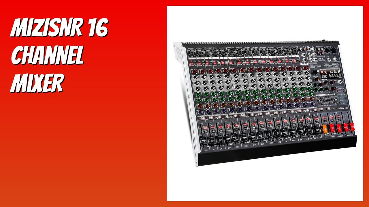 REVIEW (2025): MIZISNR 16 Channel Mixer. Features