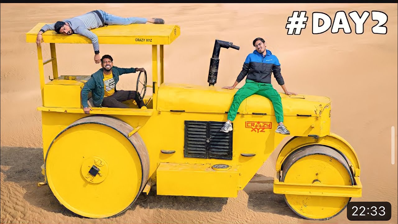 24 Hours In RoadRoller Challenge | 😲
