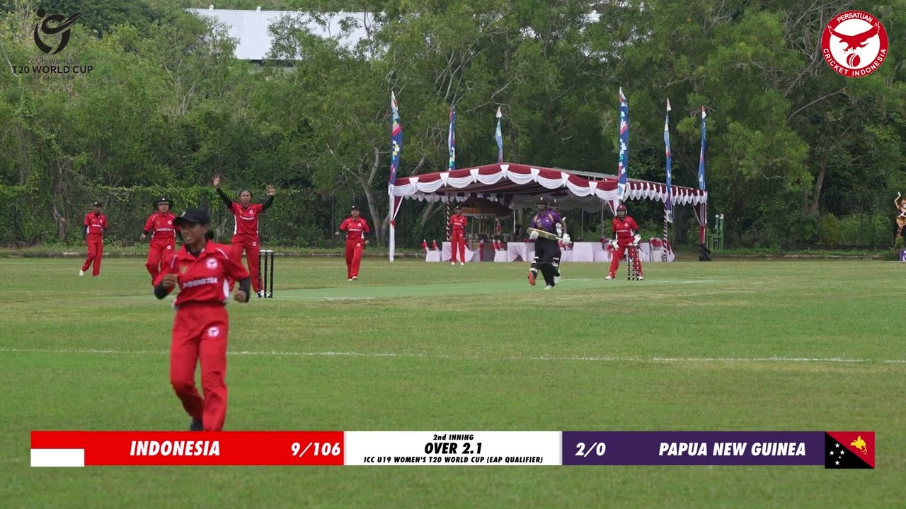 DAY 1 HIGHLIGHTS  | INDONESIA VS PAPUA NEW GUINEA | ICC U-19 WOMENS T20 WORLD CUP QUALIFIER EAP