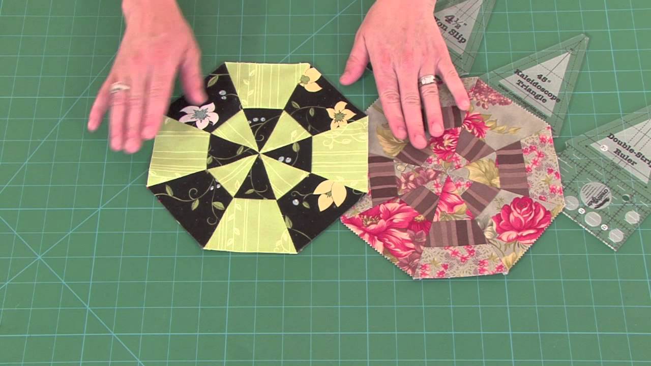Creative Grids Non-Slip 45° Double-Strip Kaleidoscope Ruler