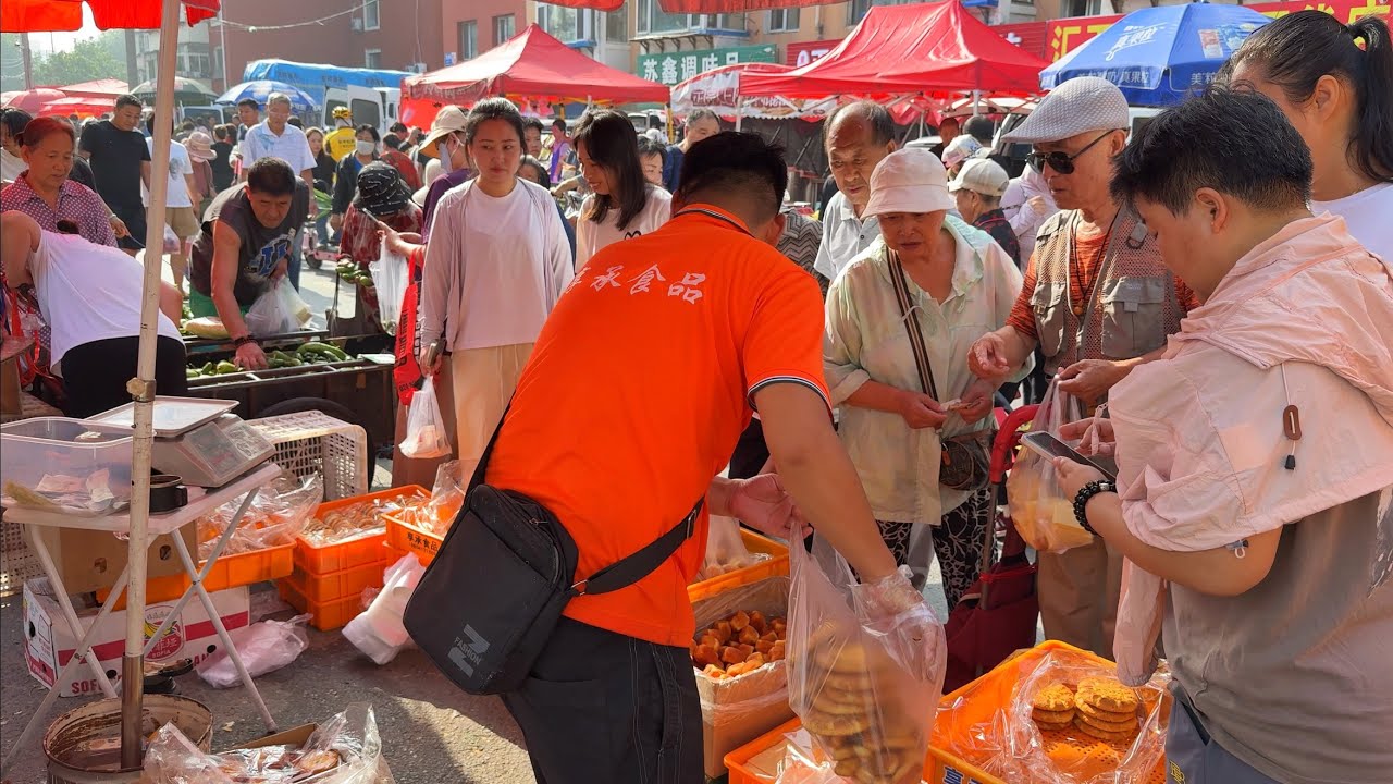 Что едят китайцы на завтрак? Недорогие и вкусные завтраки на улице Шэньяна, Китай.