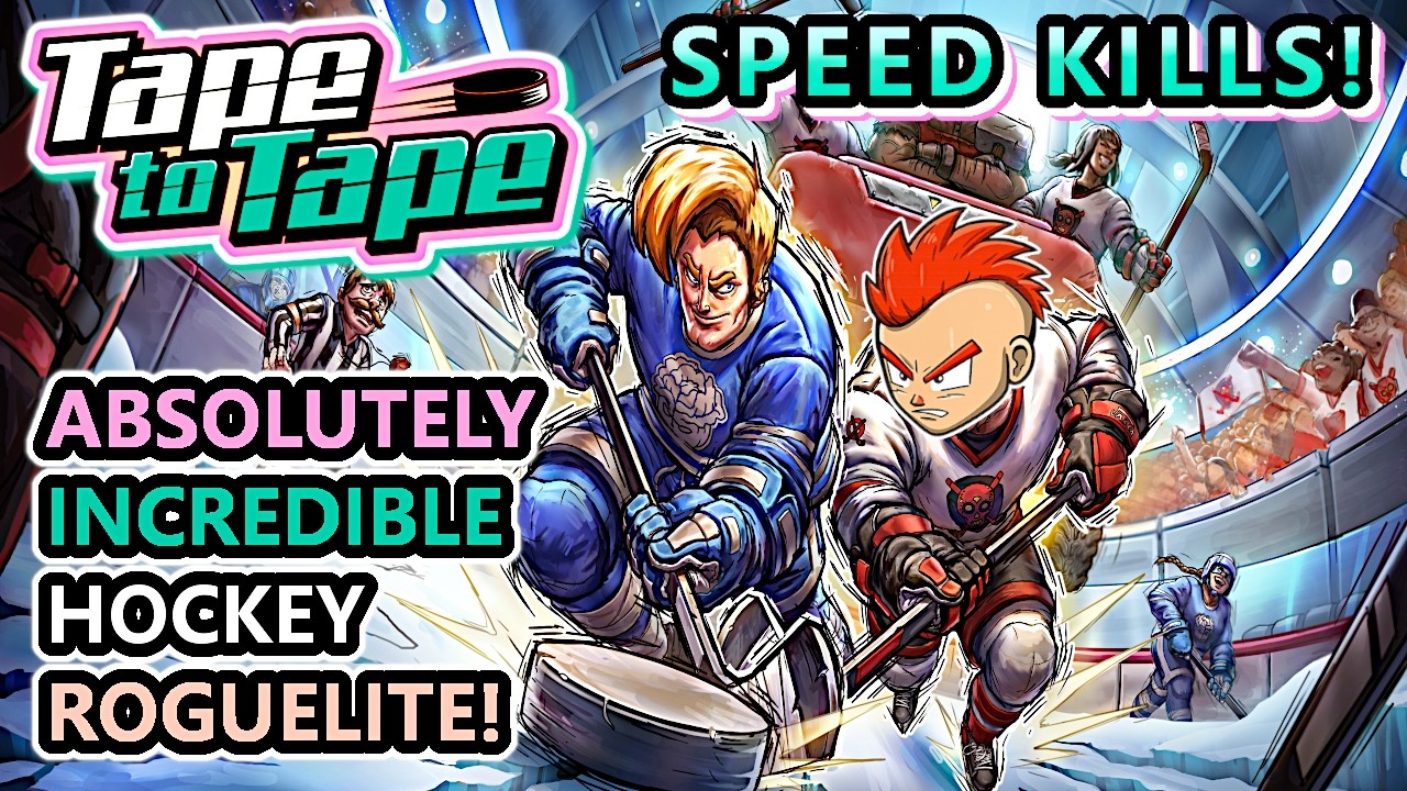 Enjoy This WILD & CRAZY Run! The BEST Modern Hockey Game Is A Roguelite! | Tape To Tape