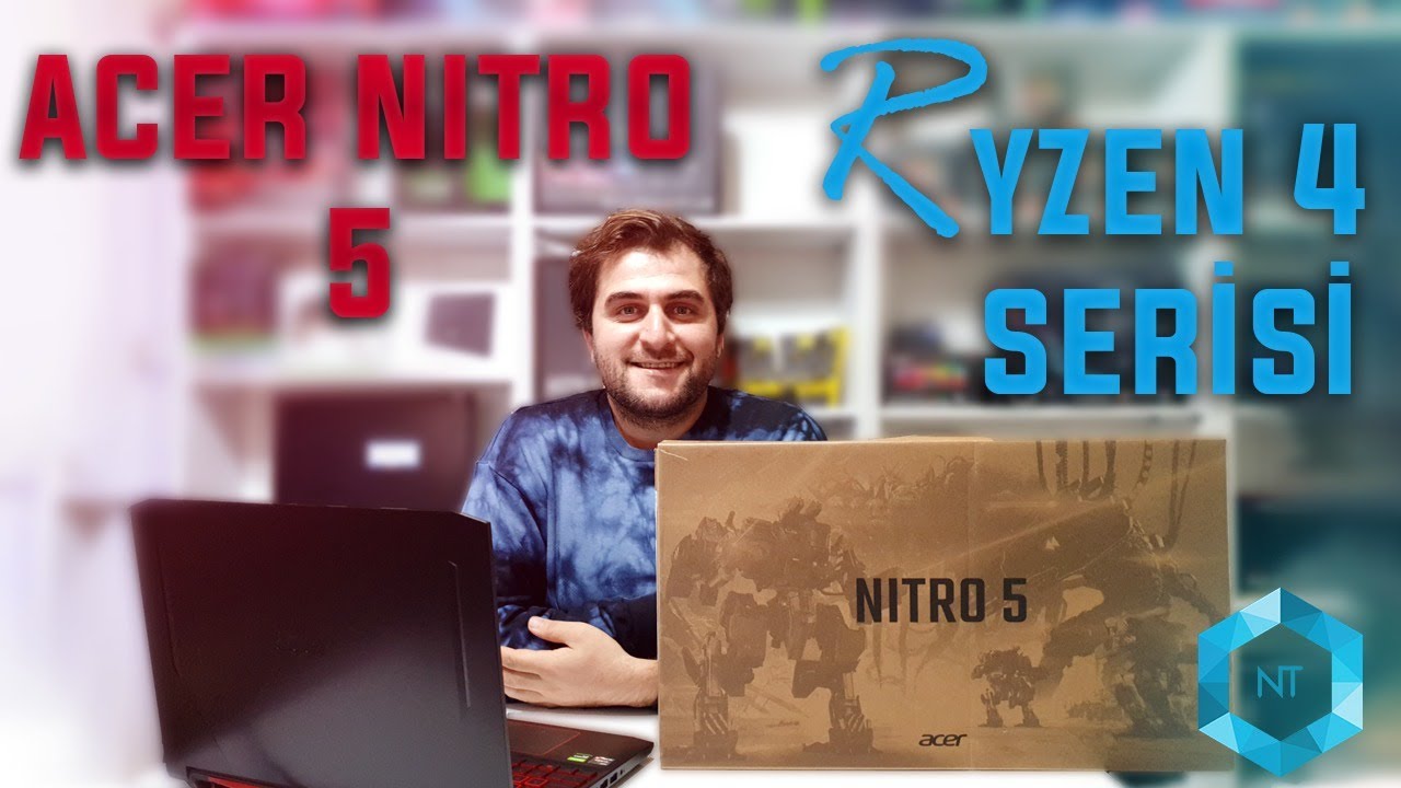 Acer Nitro 5 An515-44 Oyuncu Laptop İncelemesi ve Kutu Açılımı !!