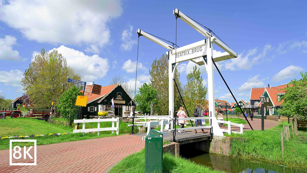 Marken A Colorful Charming Fishing Village In The Netherlands 8K