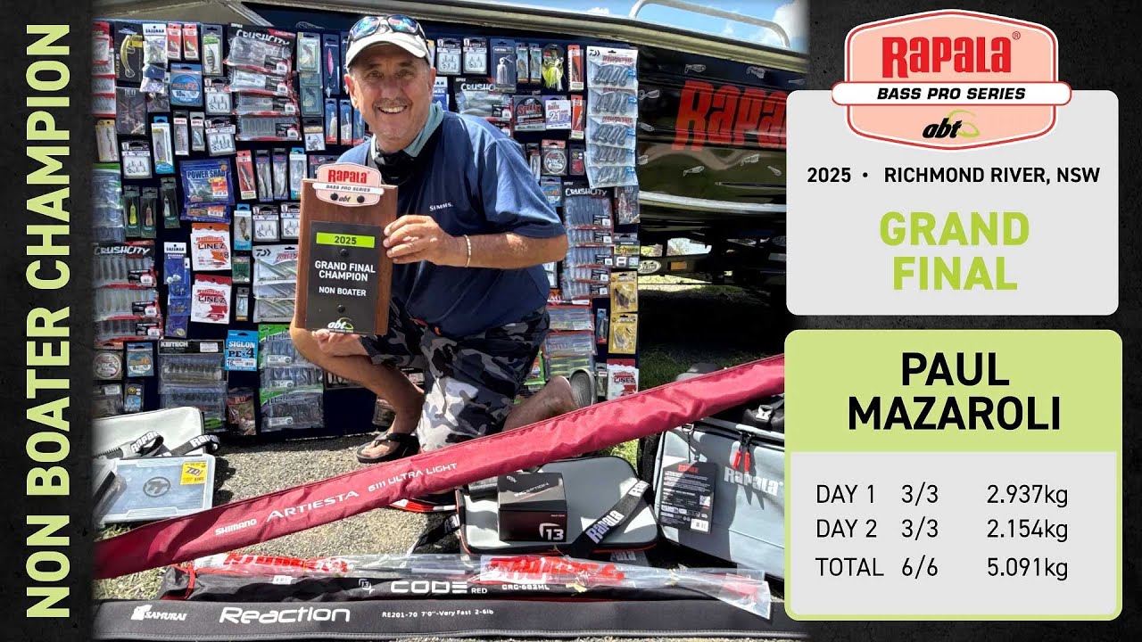 Гранд-финал Rapala BASS Pro 2025 | Интервью победителя чемпионата среди не-лодочников с Полом Маз...