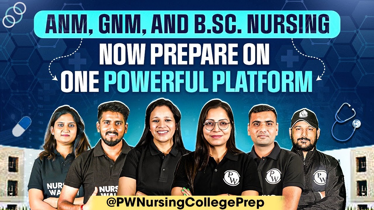 @pwnursingcollegeprep  is here for all the Nursing Students!  ANM, GNM, and B.Sc. Nursing