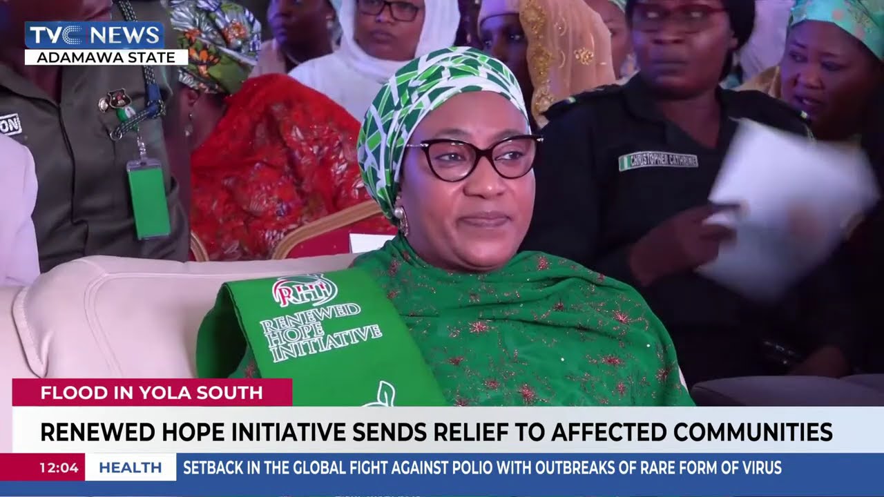 Adamawa State Government, Flood Victims Appreciate First Lady's Support, Solidarity