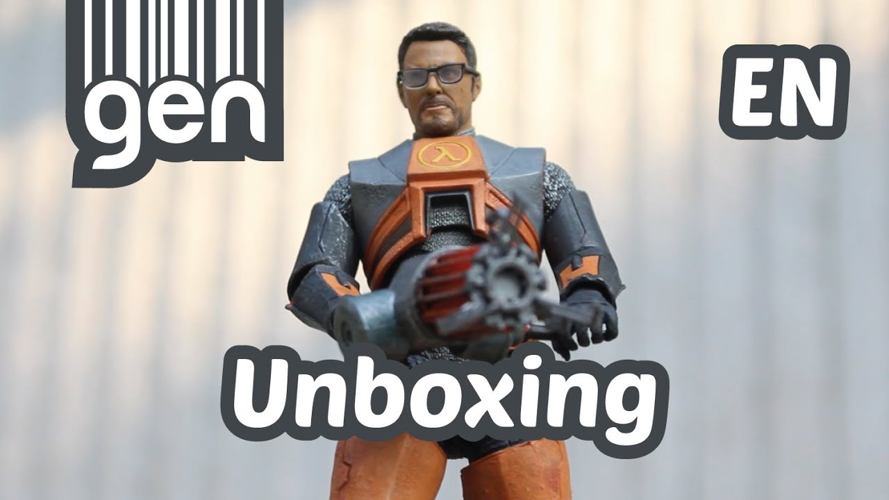 HλLF-LIFE 2 Gordon Freeman NECA - Unboxing by Gen (EN)