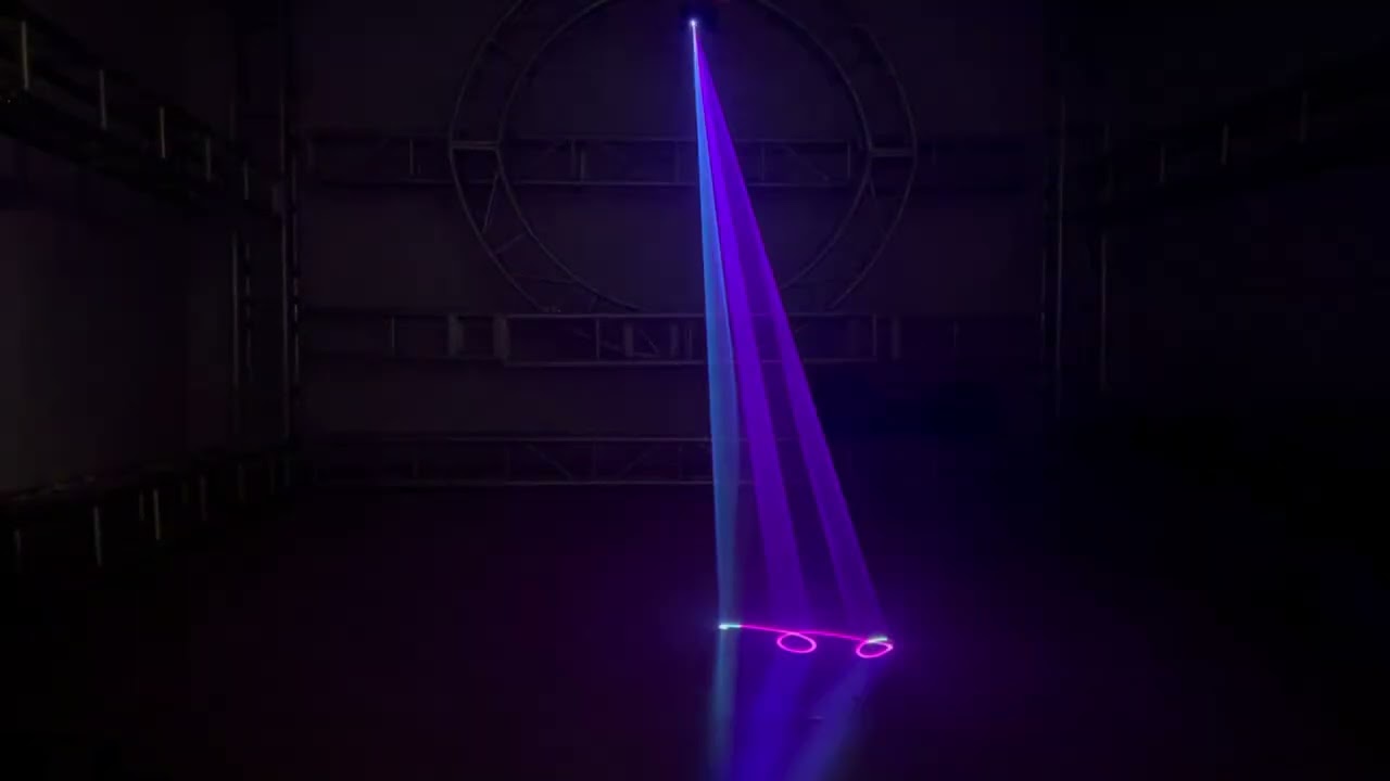 Insane 500mW RGB Full Color Laser Beam Demo | Professional Stage Lighting 🌈