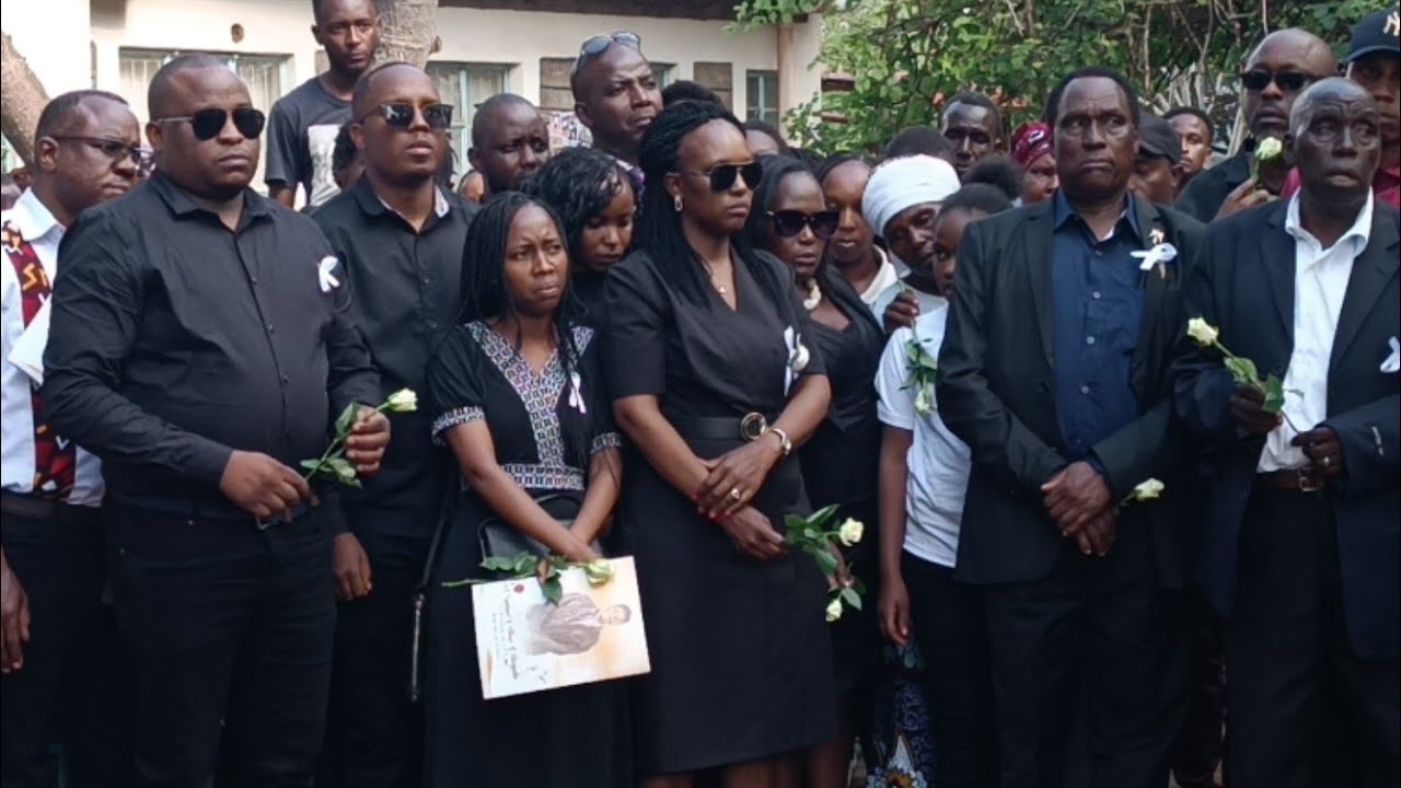 SEE WHAT ABEL MUTUA DID DURING RAPHAEL BURIAL DAY