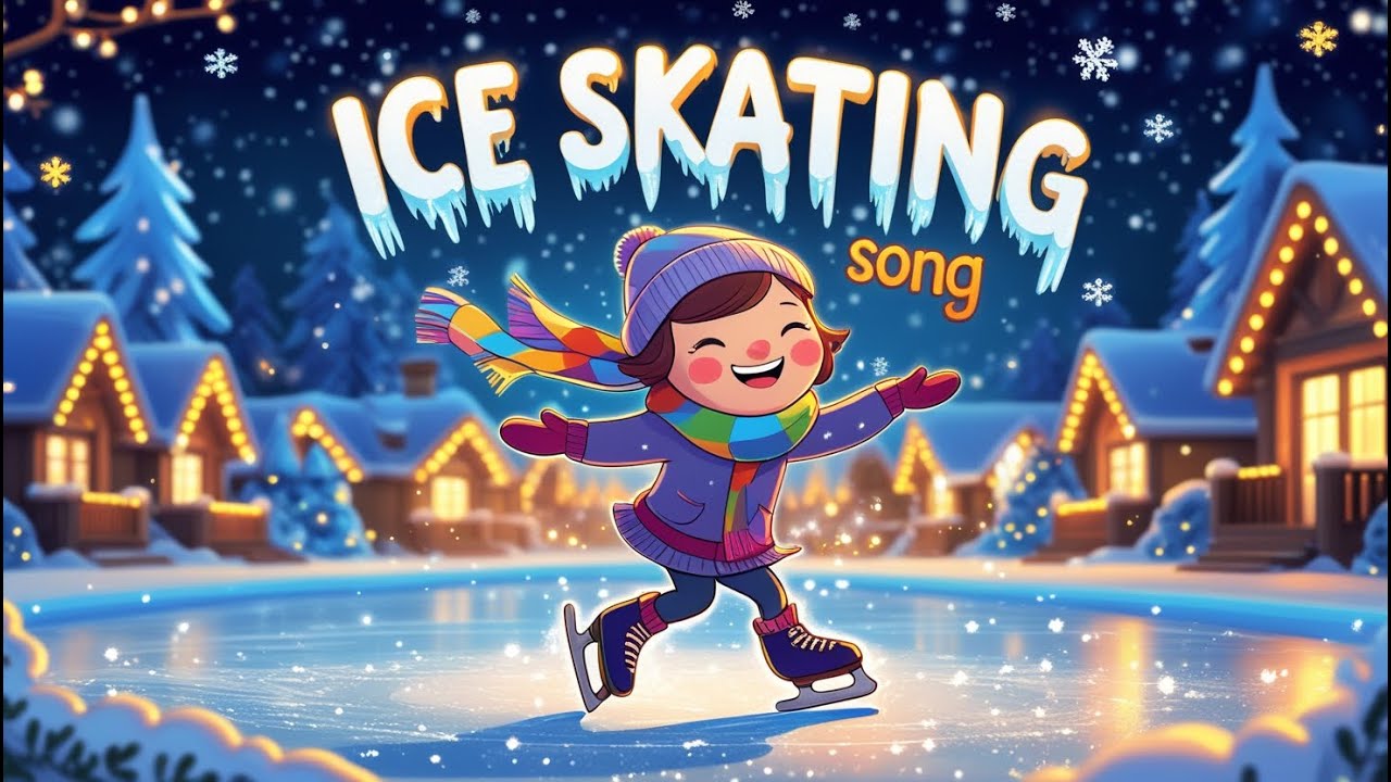 Cece's Ice Skating Song ❄️⛸️ | USA LOLY KIDS Nursery Rhymes & Kids Songs 🎶✨