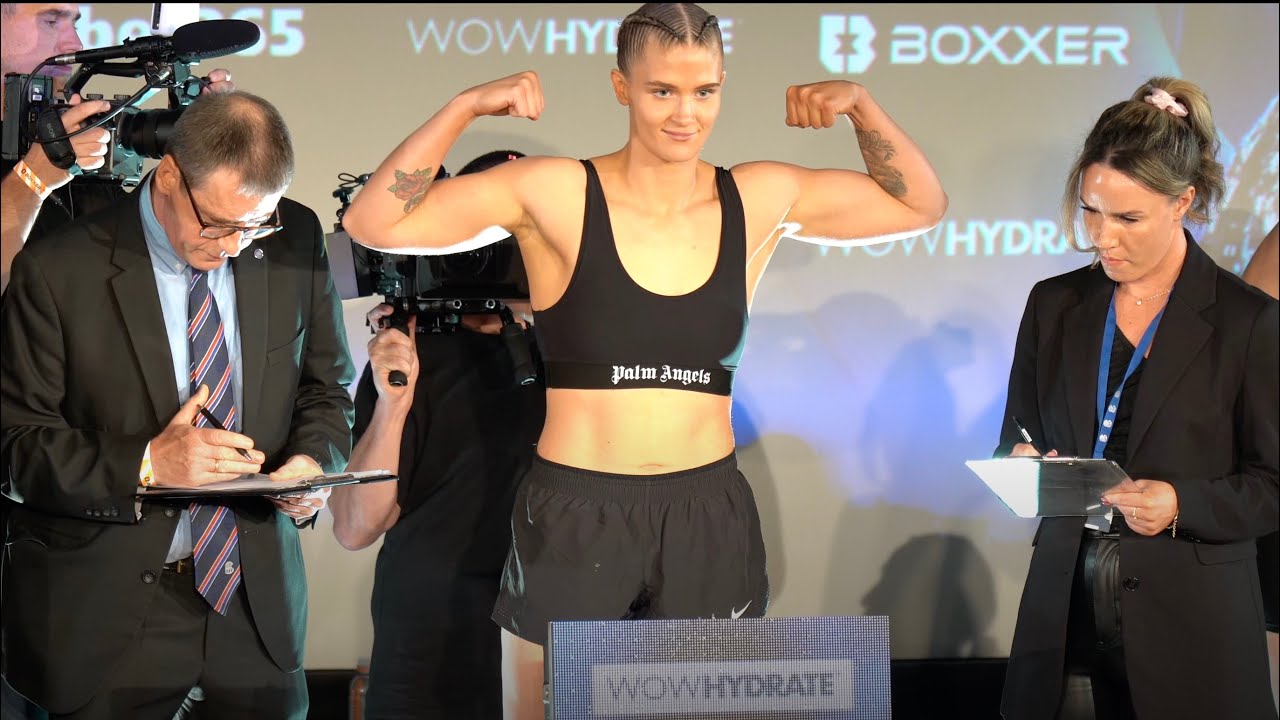 APRIL HUNTER WEIGHS IN | SHIELDS MARSHALL | BOXXER | SKY SPORTS