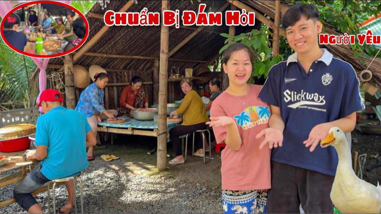Vui Mừng Khi Đám Hỏi Sâu Tivi Được Bà Con Trong Xóm Đến Phụ Giúp Nhiệt Tình Ăn Cơm Cùng Nhau